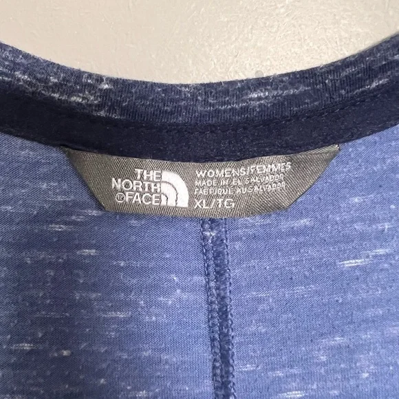 North Face Two-tone Blue Sleeveless Racerback Tank Size XL - Picture 2 of 9
